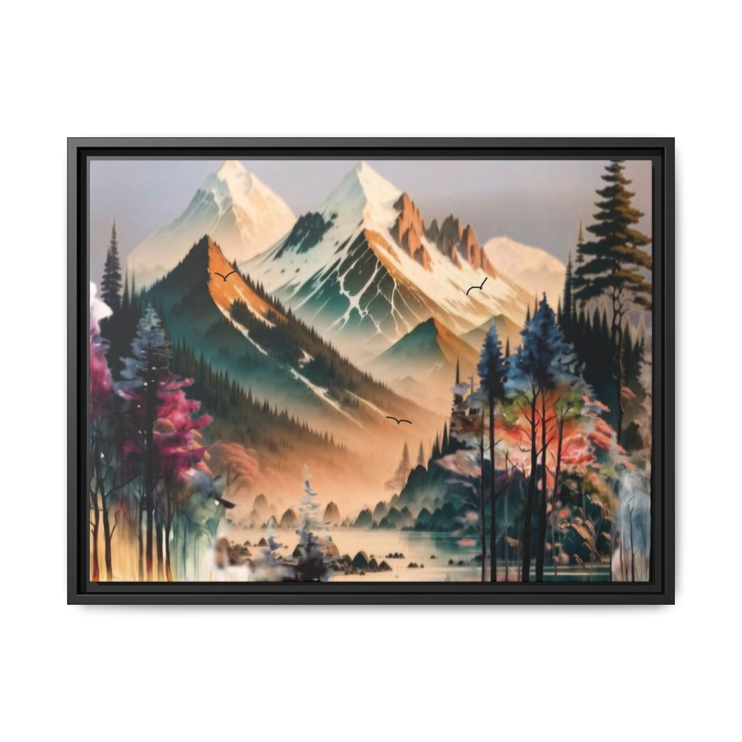 Matte Canvas, Framed (Multi-color)