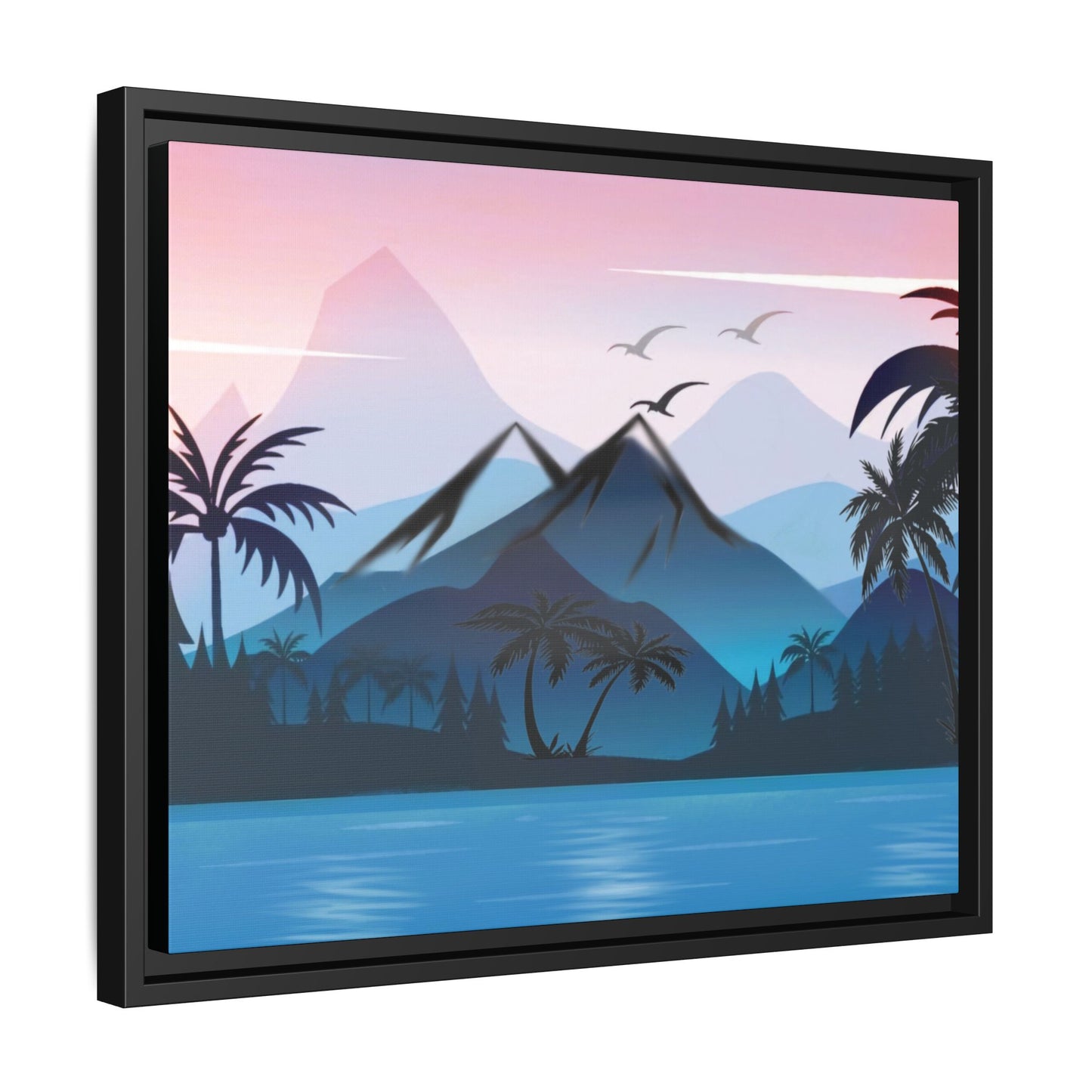 Matte Canvas, Framed (Multi-color)