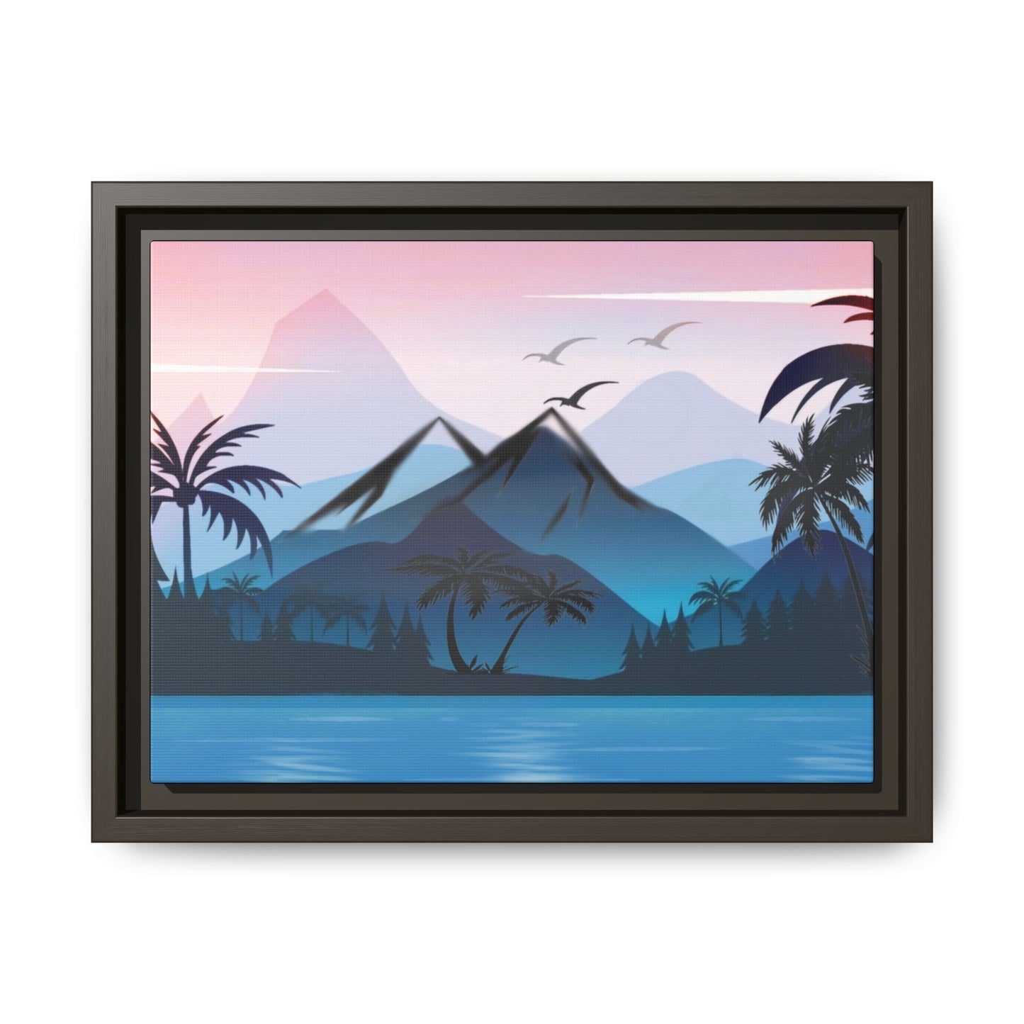 Matte Canvas, Framed (Multi-color)