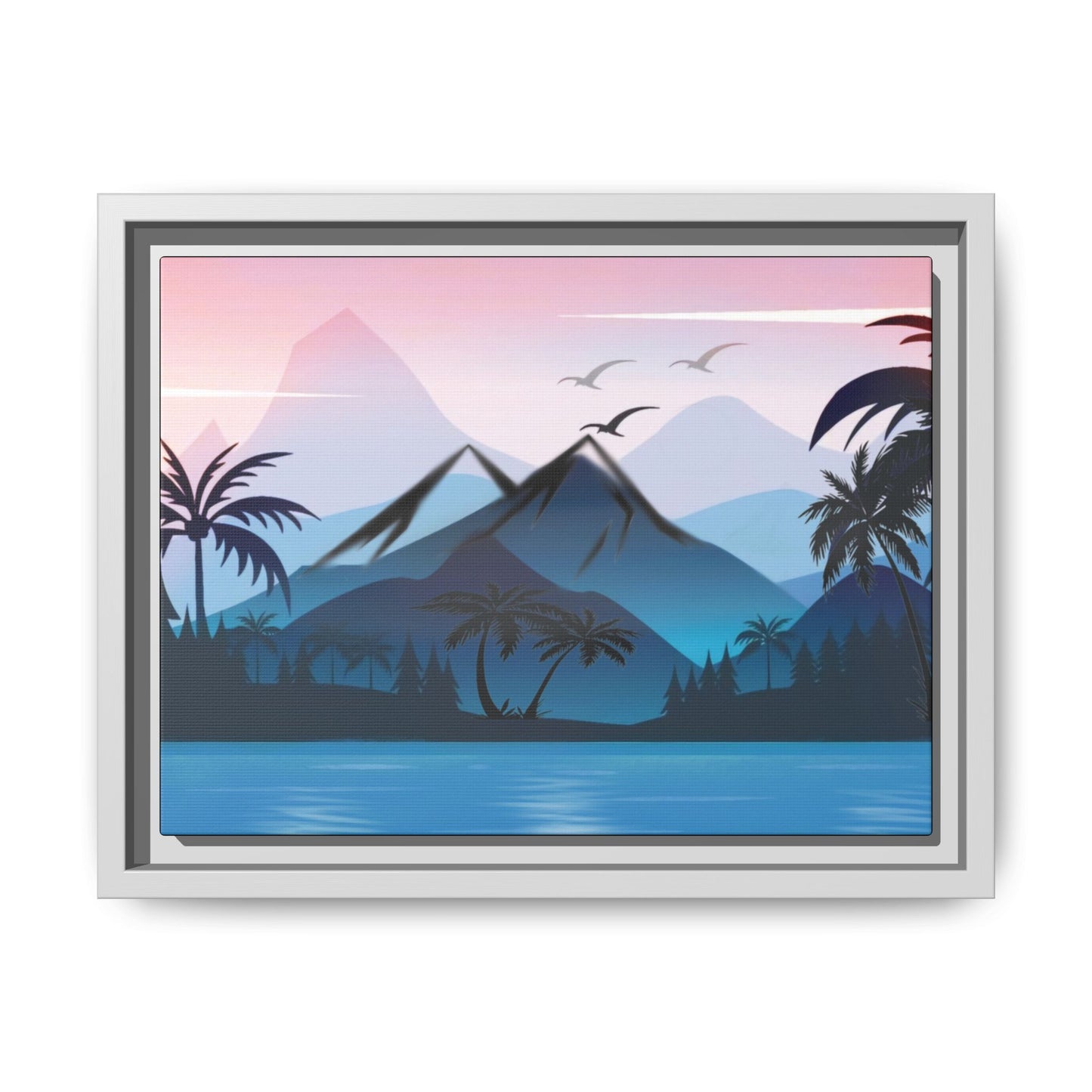 Matte Canvas, Framed (Multi-color)