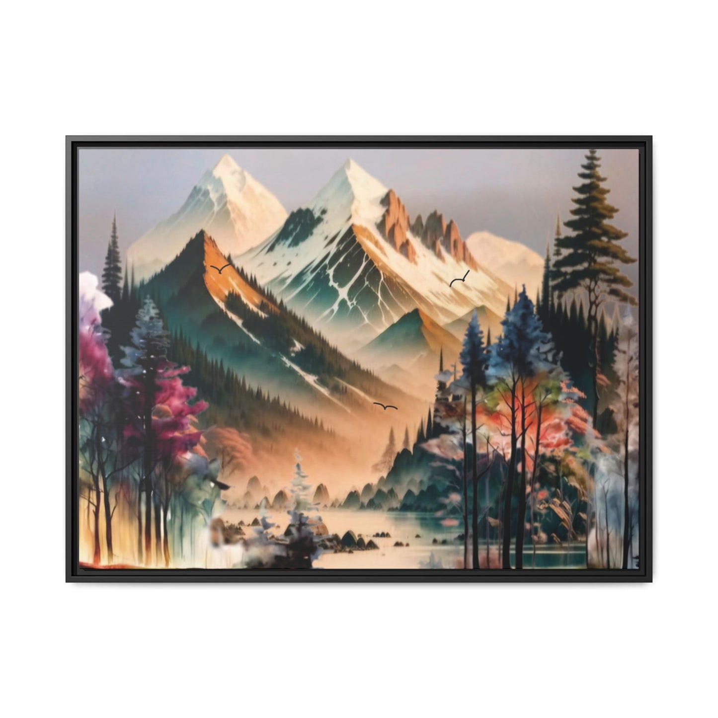 Matte Canvas, Framed (Multi-color)