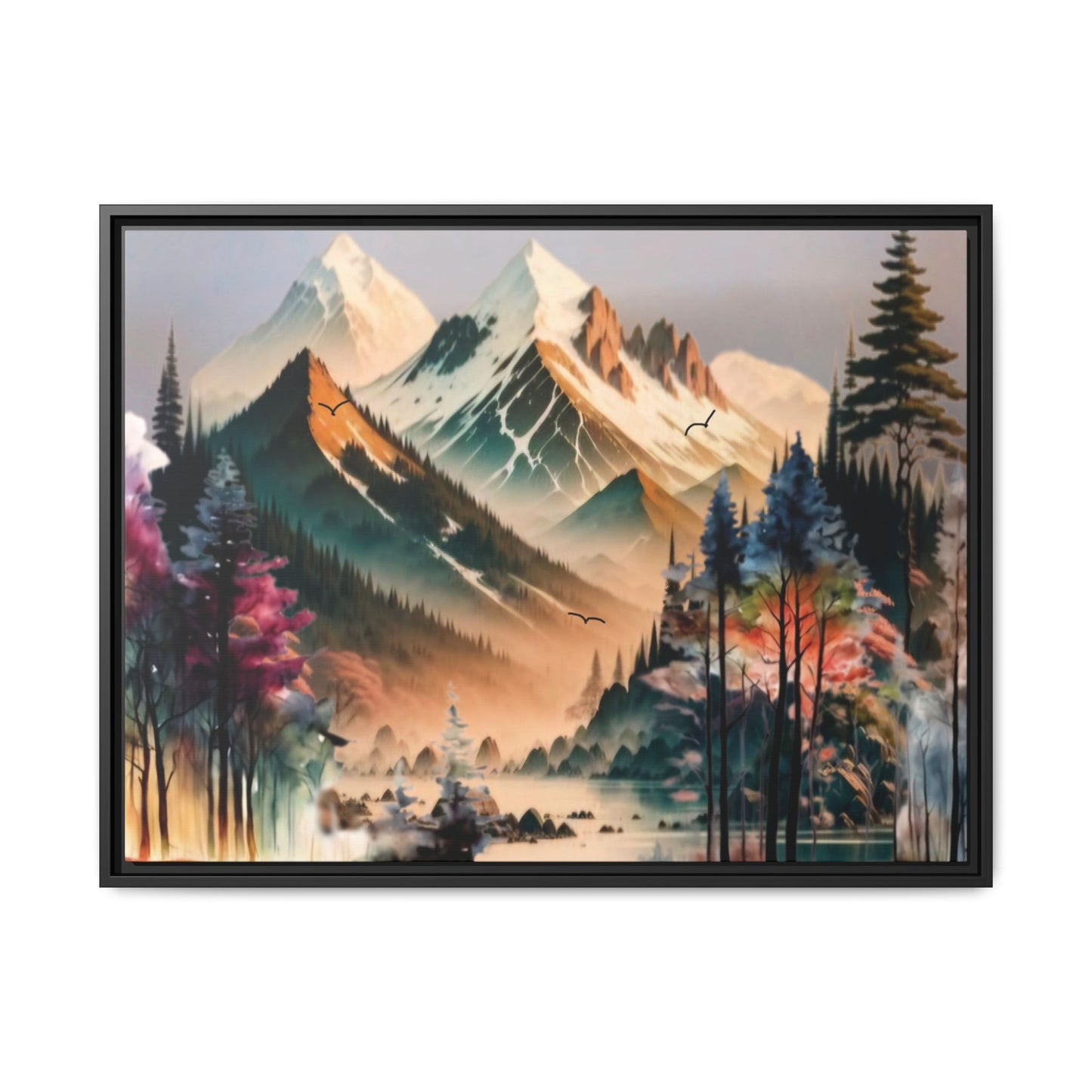 Matte Canvas, Framed (Multi-color)