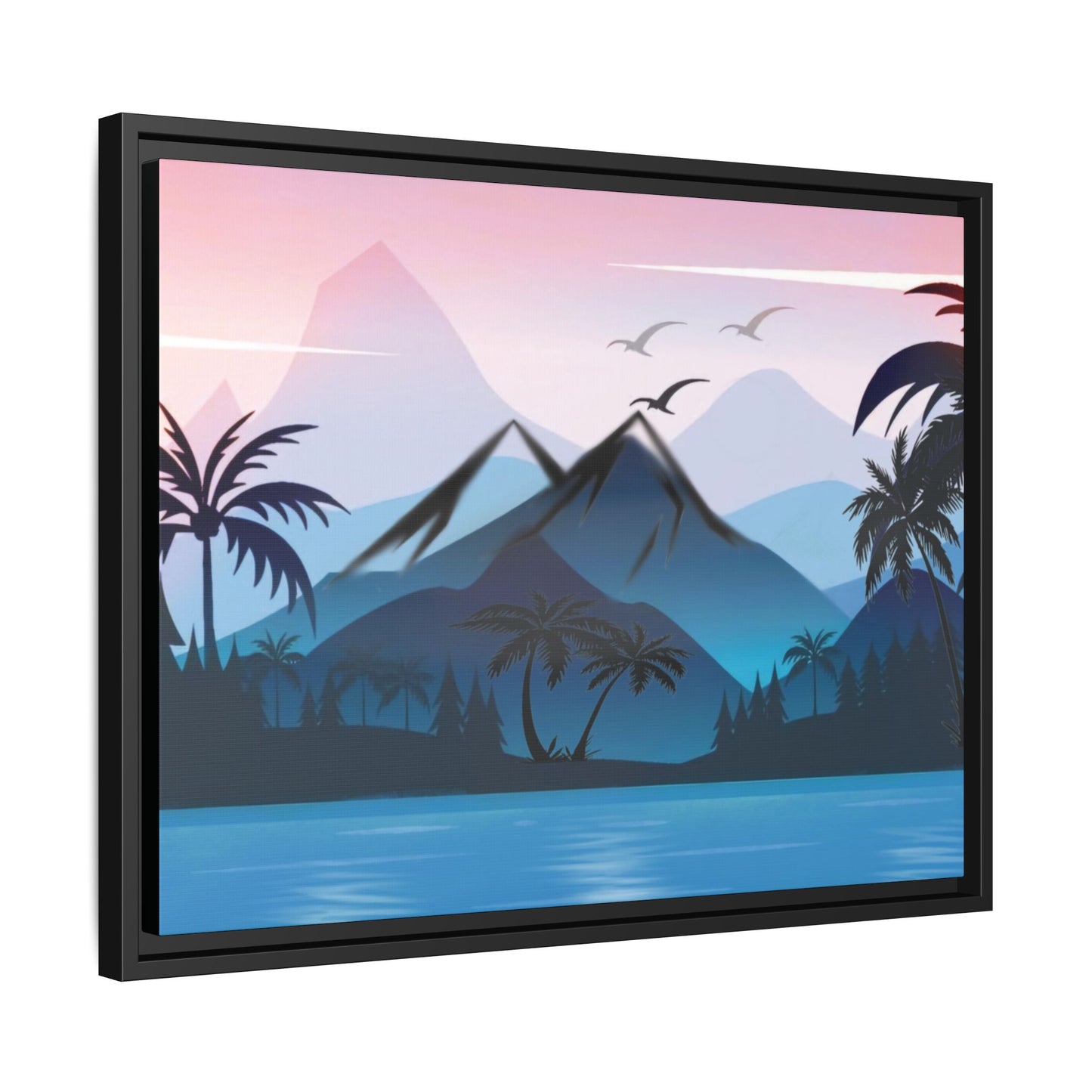 Matte Canvas, Framed (Multi-color)